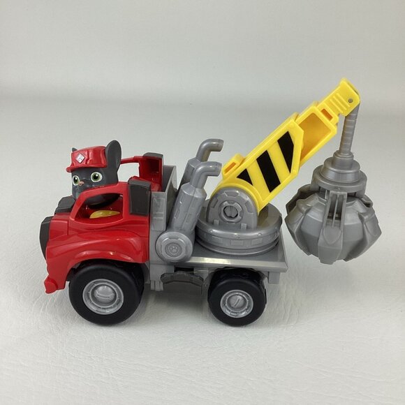 Paw Patrol Rubble & Crew Charger with Figure Crane Grabber Construction Truck - Picture 4 of 8